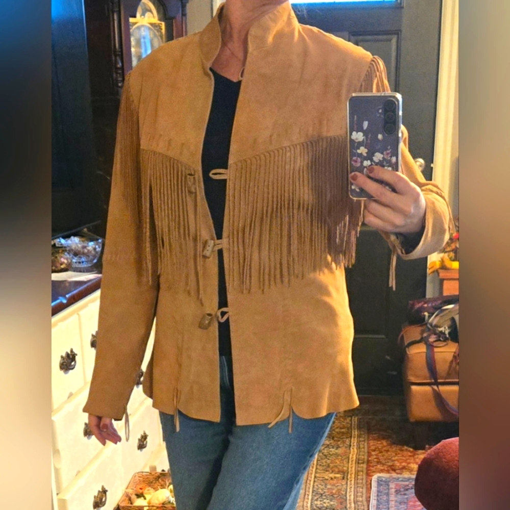 Scully Fringed Suede jacket